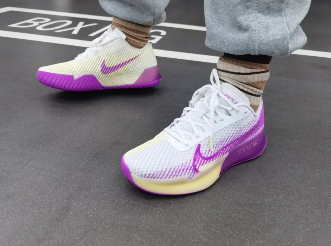 Giày Nike Court Air Zoom Vapor 11 HC 'White Citron Tint' DR6965-101 — ảnh 3