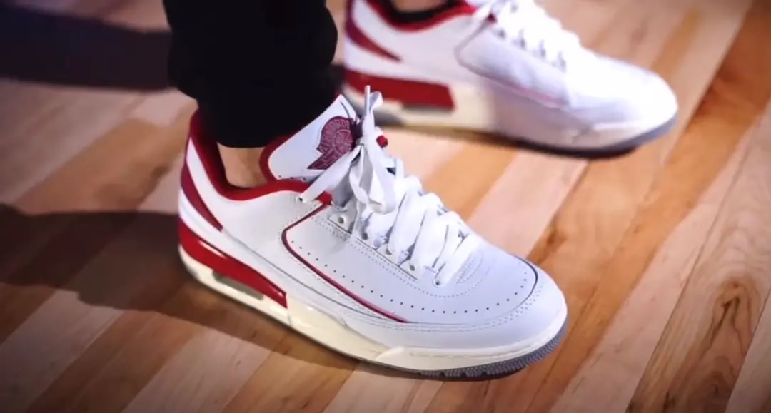 Giày Nike Air Jordan 2/3 'White Varsity Red' FD0383-161 — ảnh 4