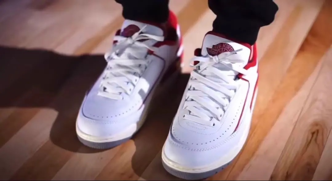 Giày Nike Air Jordan 2/3 'White Varsity Red' FD0383-161 — ảnh 3