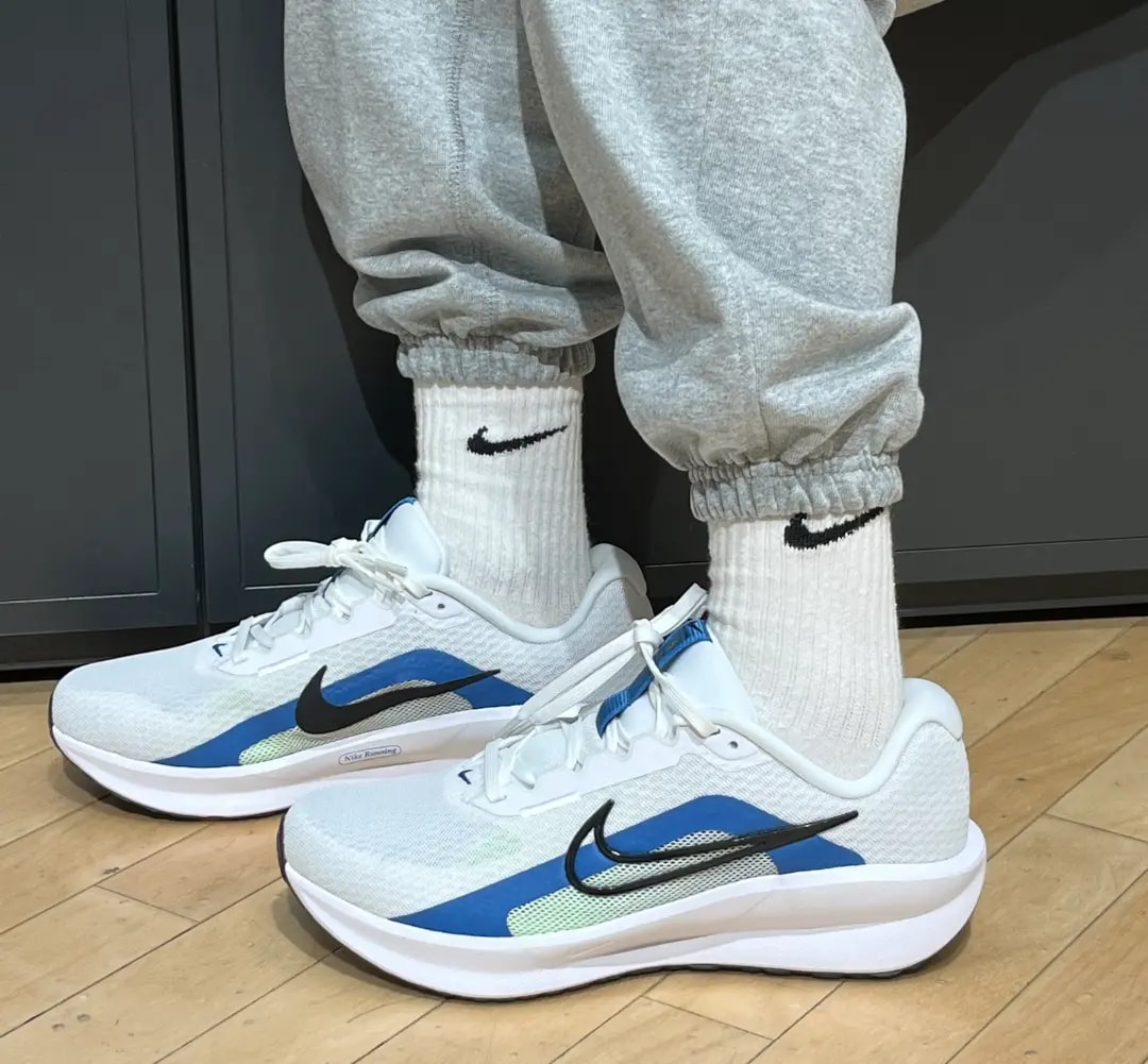 Giày Nike Downshifter 13 Extra Wide 'White Star Blue' FJ1284-103 — ảnh 2