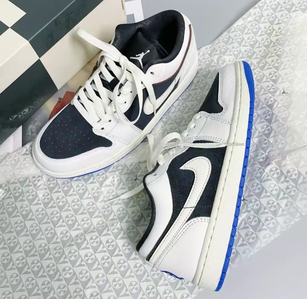 Giày Nike Air Jordan 1 Low 'Quai 54' HQ0764-001 — ảnh 5