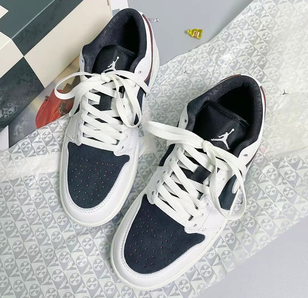 Giày Nike Air Jordan 1 Low 'Quai 54' HQ0764-001 — ảnh 3