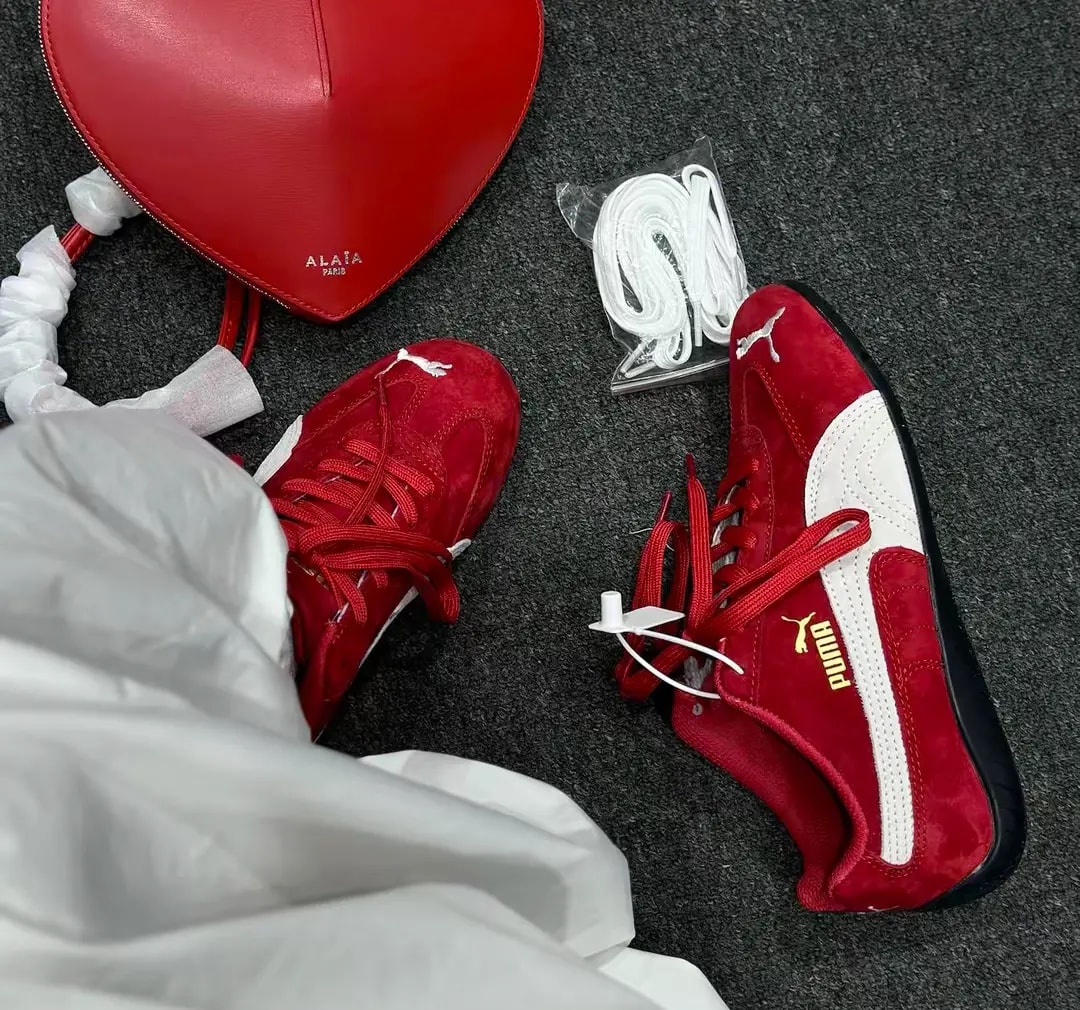 Giày Puma Speedcat OG 'Red White' 398846-02 — ảnh 4