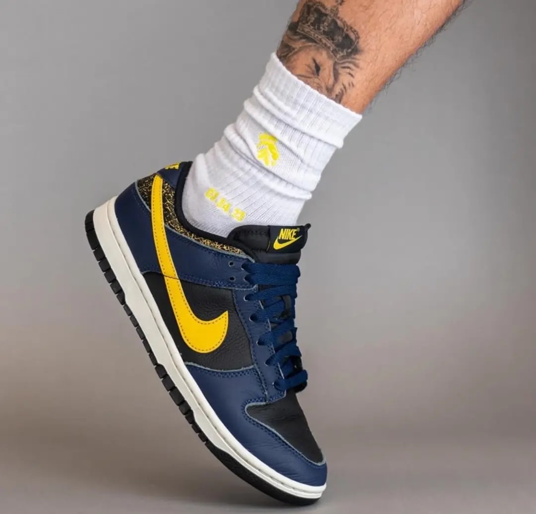 Giày Nike Dunk Low 'Vintage Michigan' FZ4014-010 — ảnh 5
