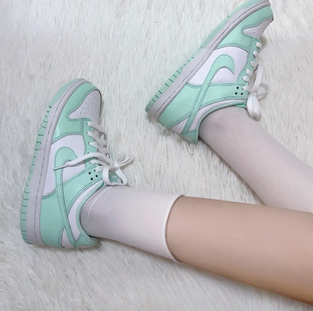 Giày Nike Dunk Low GS 'Mint Foam Green' FZ3534-100 — ảnh 2