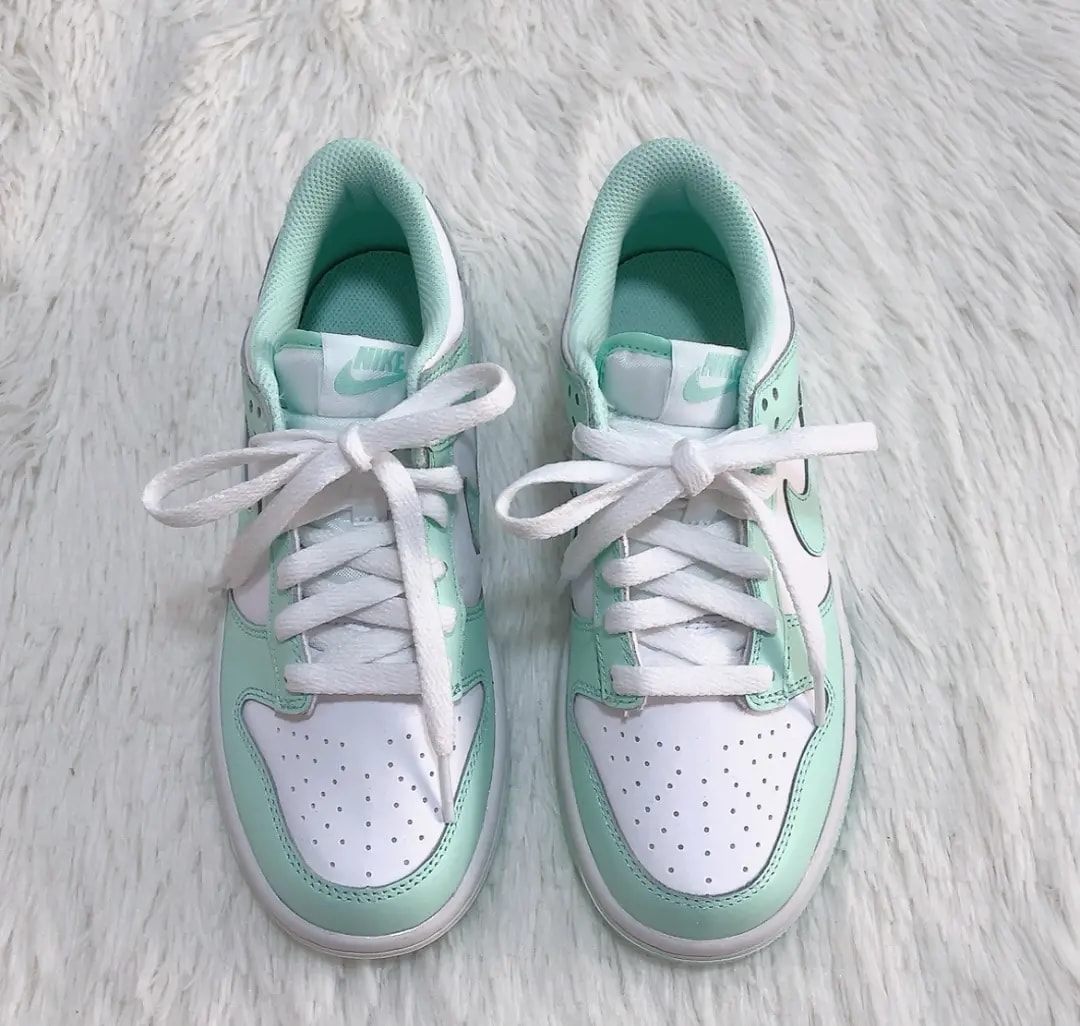 Giày Nike Dunk Low GS 'Mint Foam Green' FZ3534-100 — ảnh 4