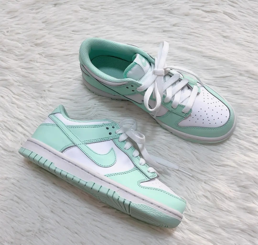 Giày Nike Dunk Low GS 'Mint Foam Green' FZ3534-100 — ảnh 3