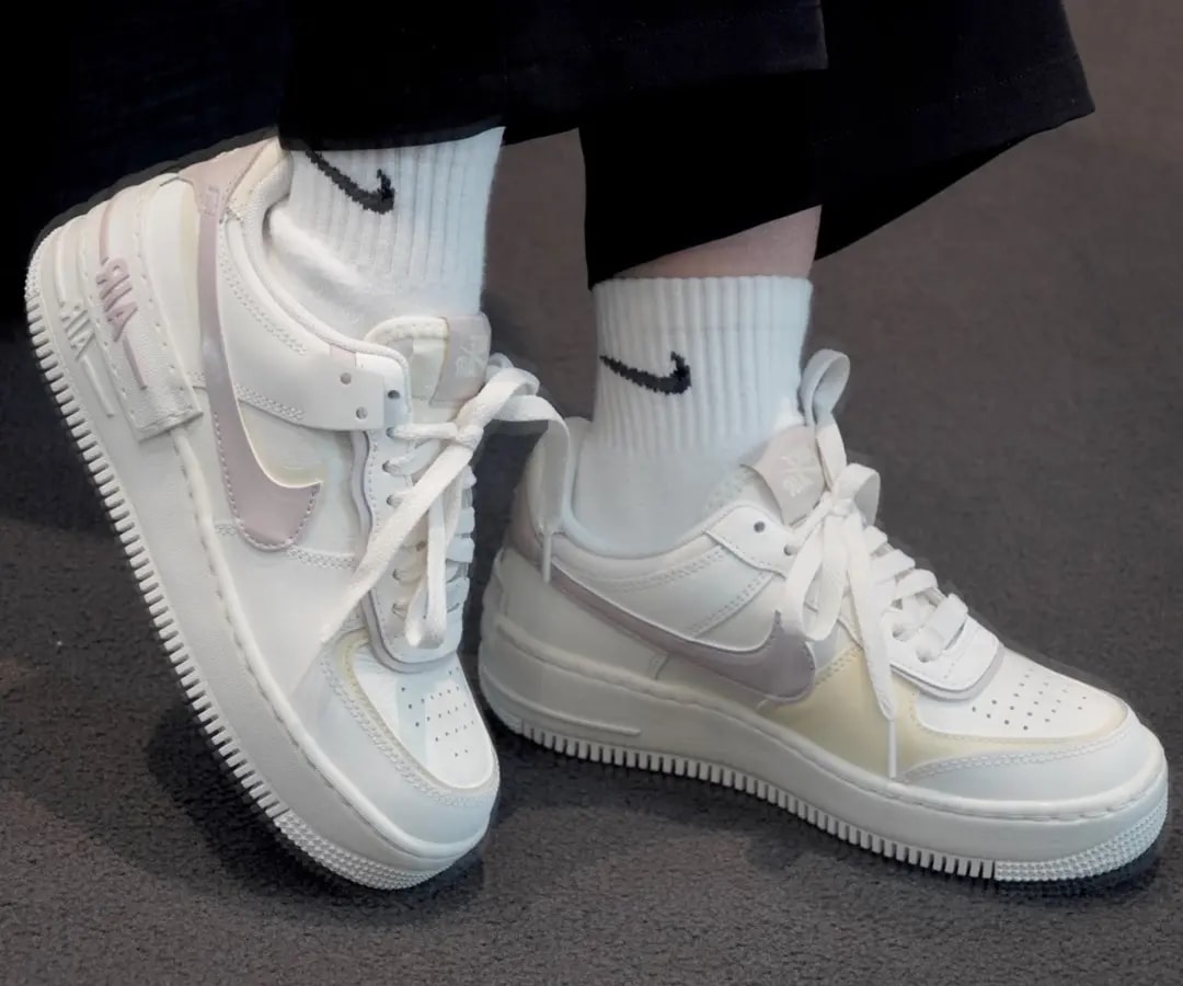 Giày Air Force 1 Shadow 'Sail Platinum Violet' DZ1847-104 — ảnh 5