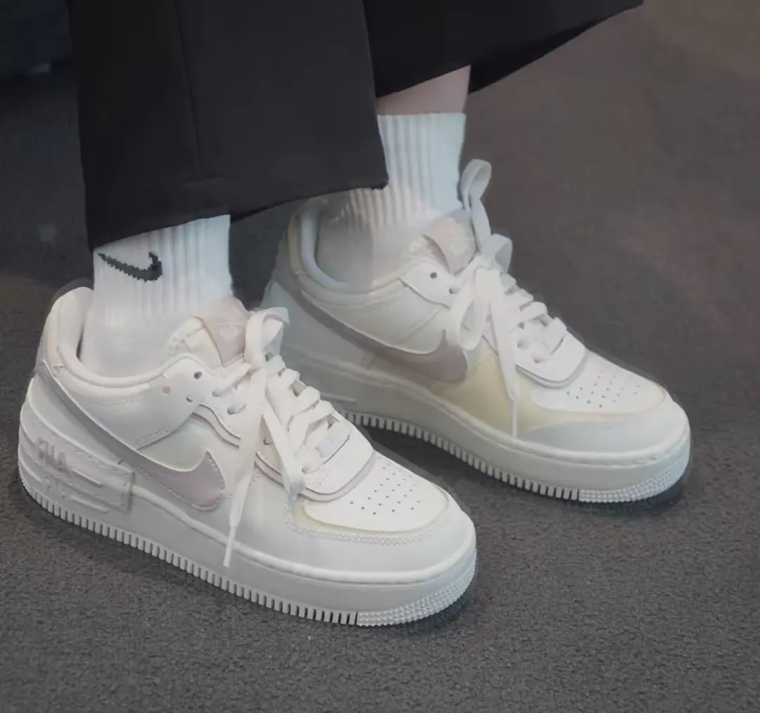 Giày Air Force 1 Shadow 'Sail Platinum Violet' DZ1847-104 — ảnh 3