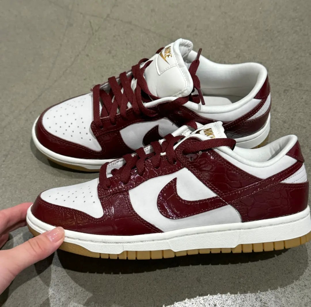Giày Nike Dunk Low LX 'Team Red Croc' FJ2260-004 — ảnh 3