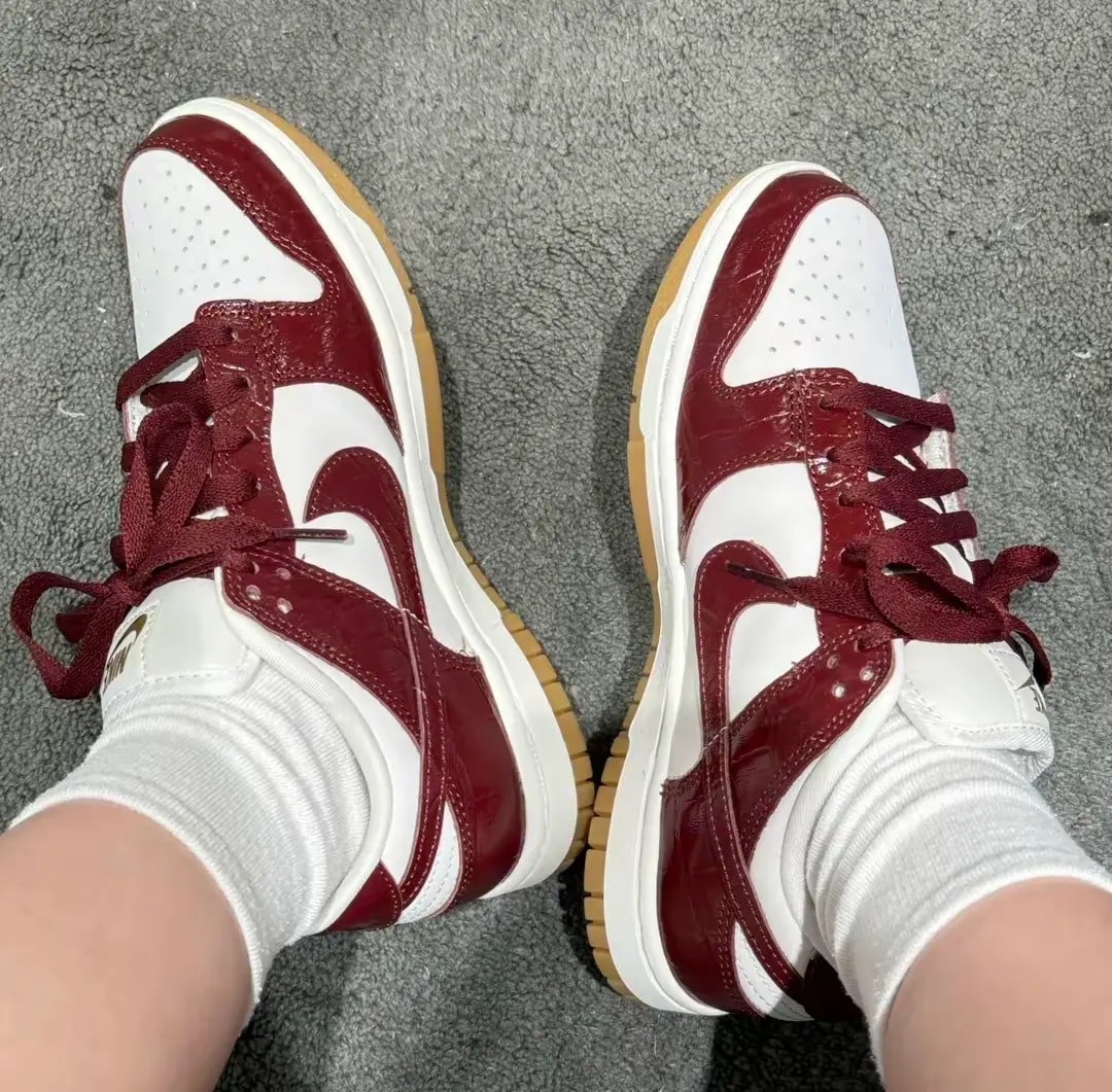 Giày Nike Dunk Low LX 'Team Red Croc' FJ2260-004 — ảnh 2