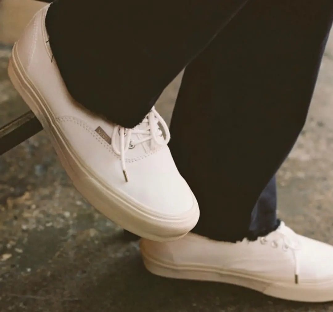 Giày Vans Authentic LX x JJJJound 'White' VN0A4CS4W00 — ảnh 2