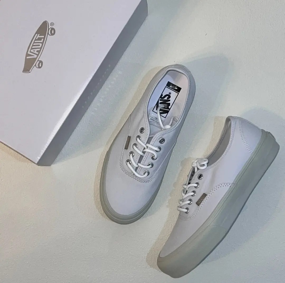 Giày Vans Authentic LX x JJJJound 'White' VN0A4CS4W00 — ảnh 5