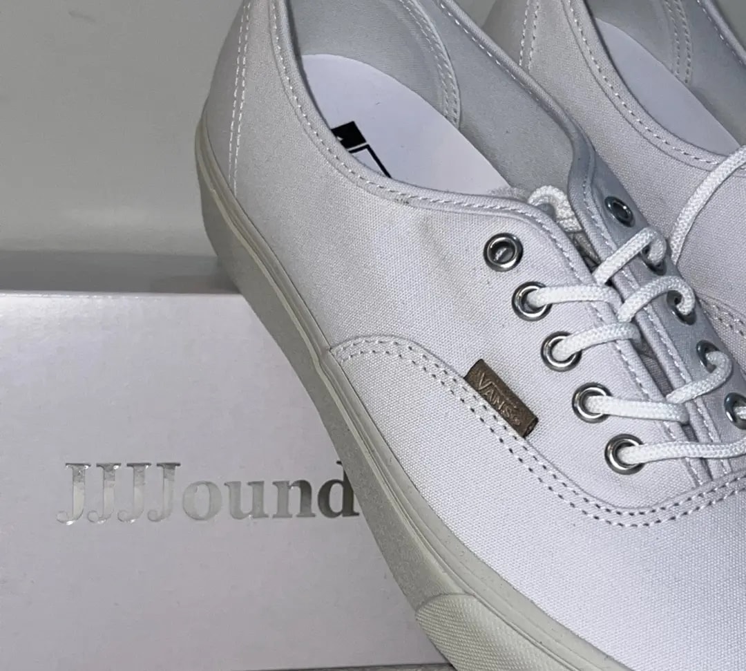Giày Vans Authentic LX x JJJJound 'White' VN0A4CS4W00 — ảnh 4