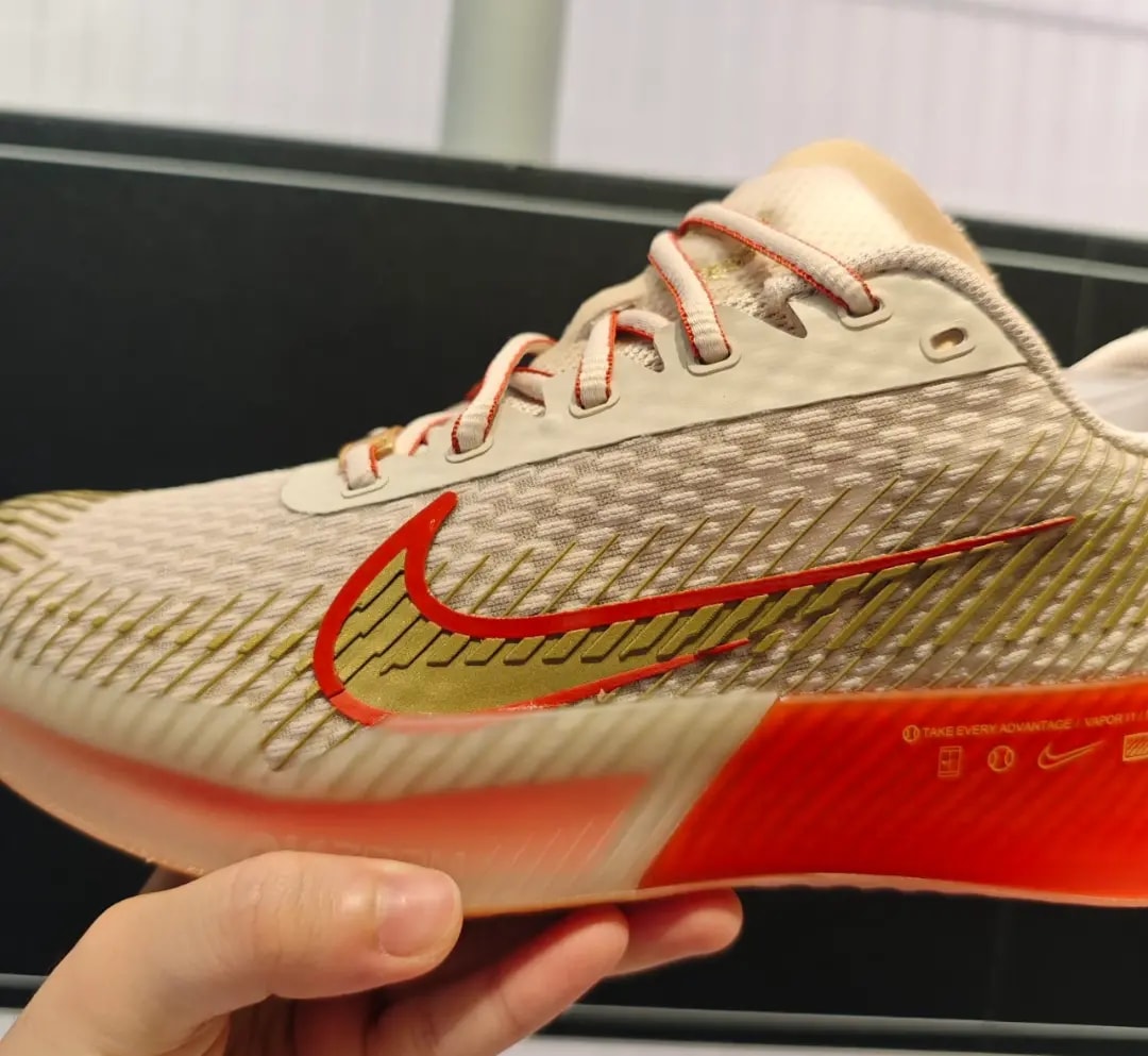 Giày Nike Court Air Zoom Vapor 11 Premium 'Medium Brown' FQ3165-103 — ảnh 4
