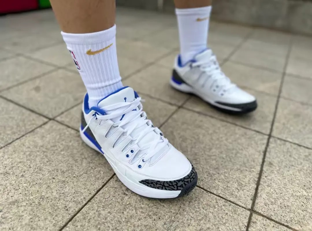 Giày Nike Court Zoom Vapor Aj3 'White' DV9367-100 — ảnh 3