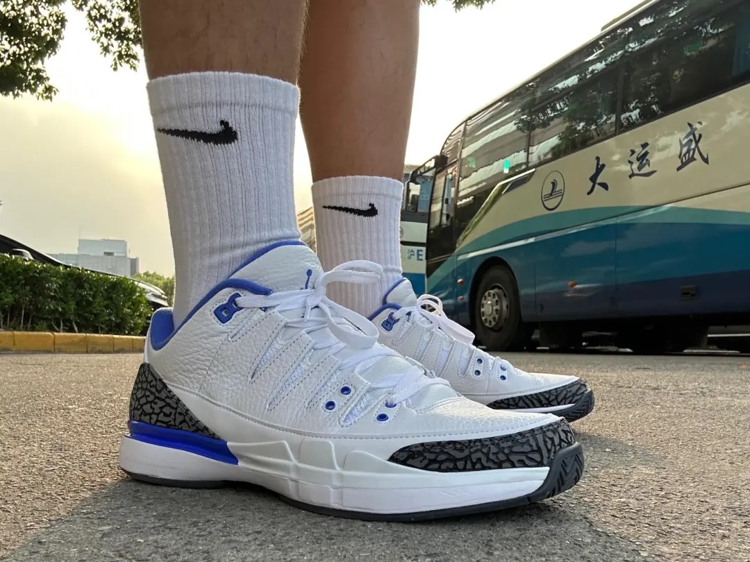 Giày Nike Court Zoom Vapor Aj3 'White' DV9367-100 — ảnh 2