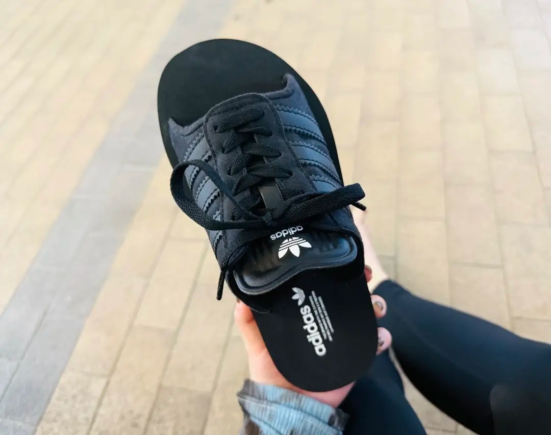 Dép Adidas Gazelle Beach 'Black' JQ7423 — ảnh 3