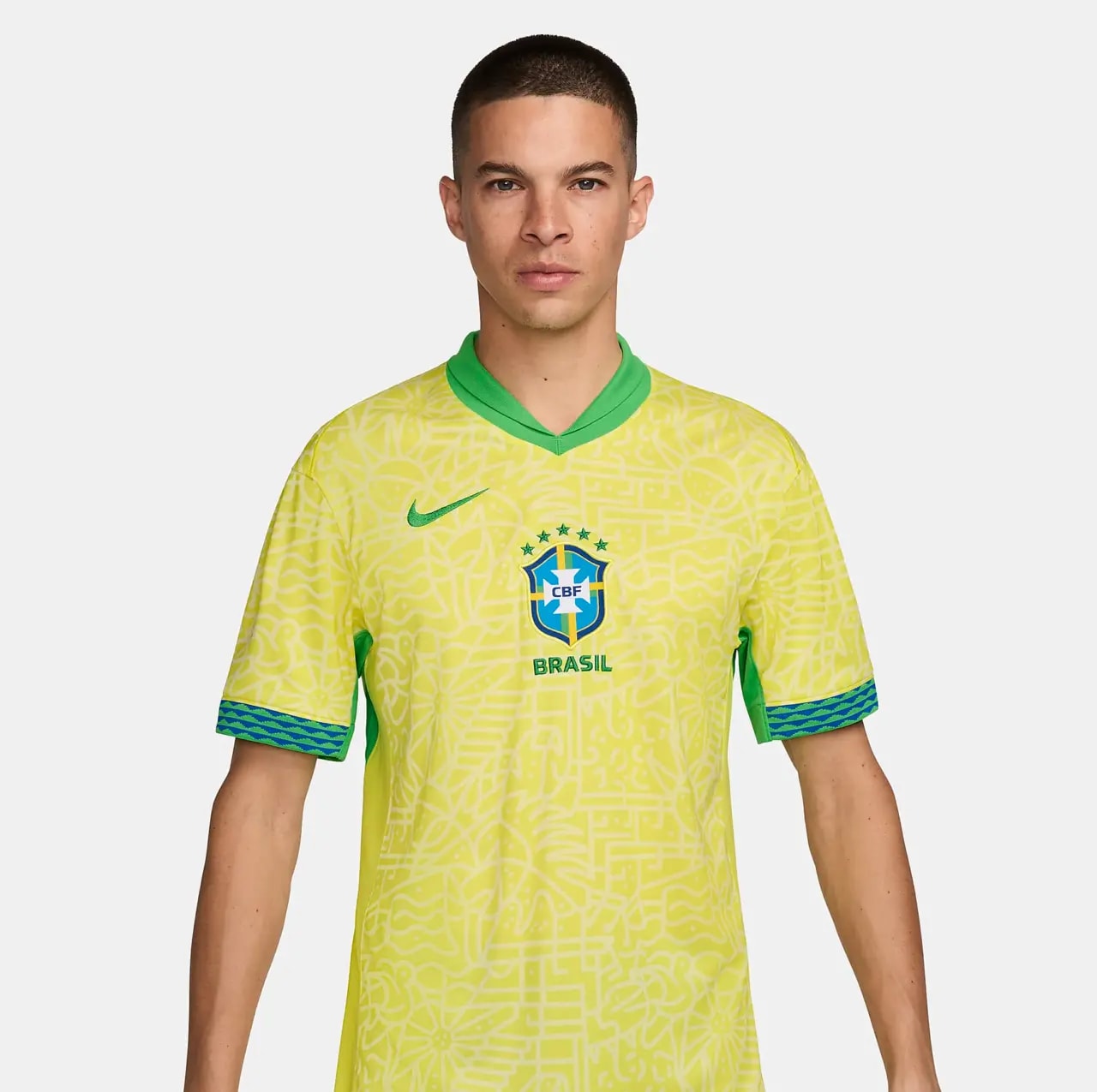 Áo Nike Brazil 2024 Home Jersey 'Yellow' FJ4284-706 — ảnh 2