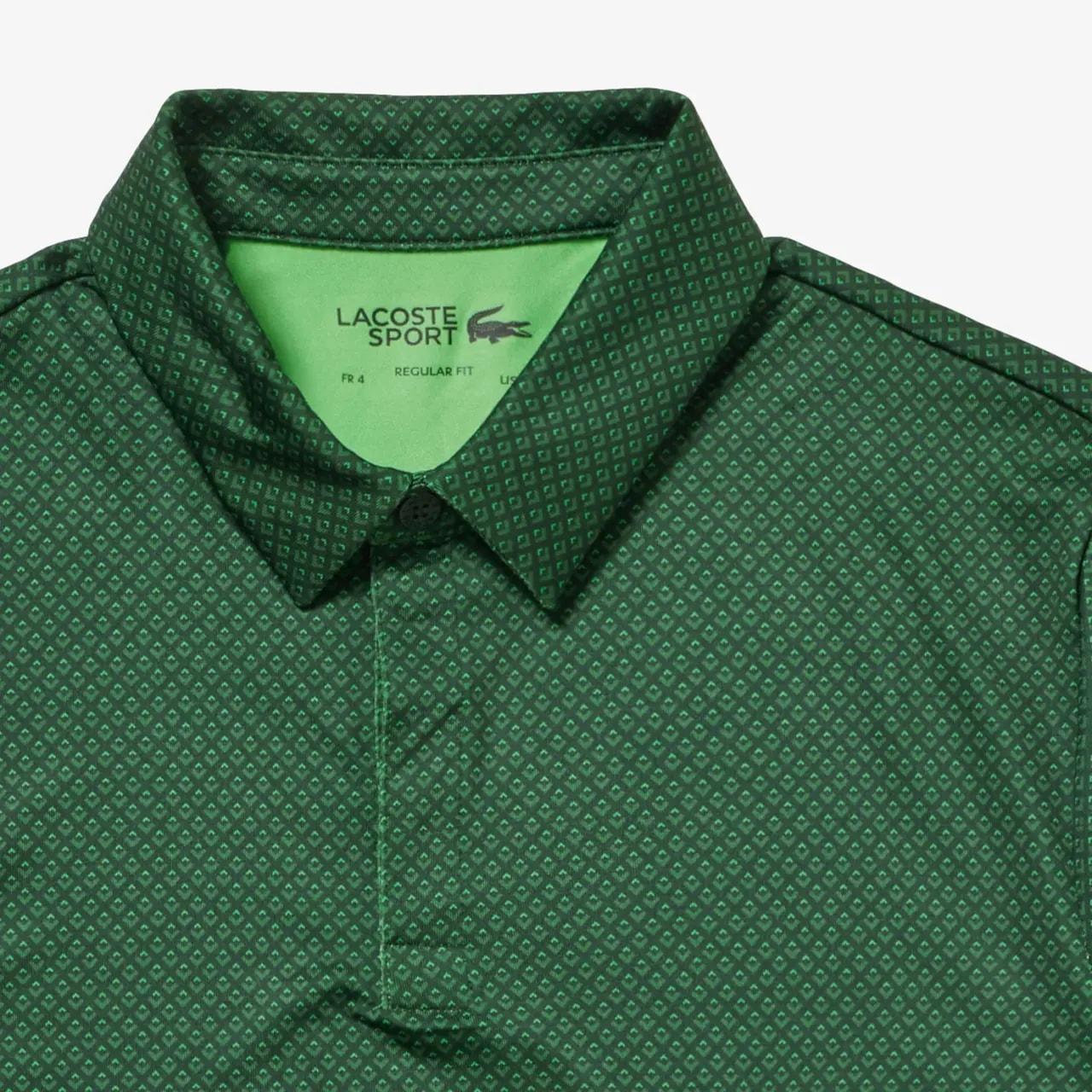 Áo Lacoste Mini Print Ultra Dry Golf 'Green' DH7493-51-IGV — ảnh 3