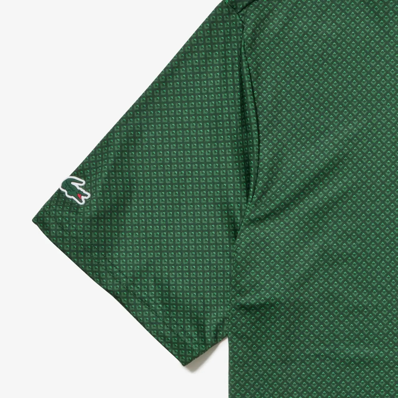 Áo Lacoste Mini Print Ultra Dry Golf 'Green' DH7493-51-IGV — ảnh 2