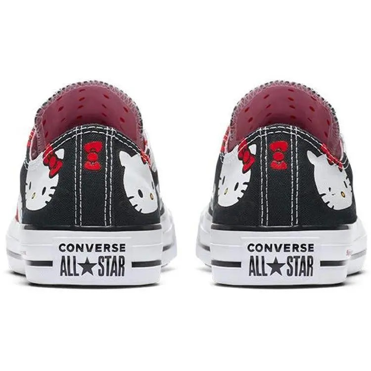 Giày Converse Chuck Taylor All Star Ox x Hello Kitty 'Black' 162947C — ảnh 4
