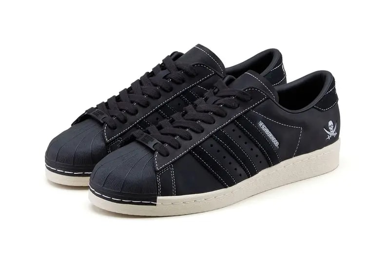Giày Adidas Superstar x Neighborhood 'Ink Black' ID8650 — ảnh 5
