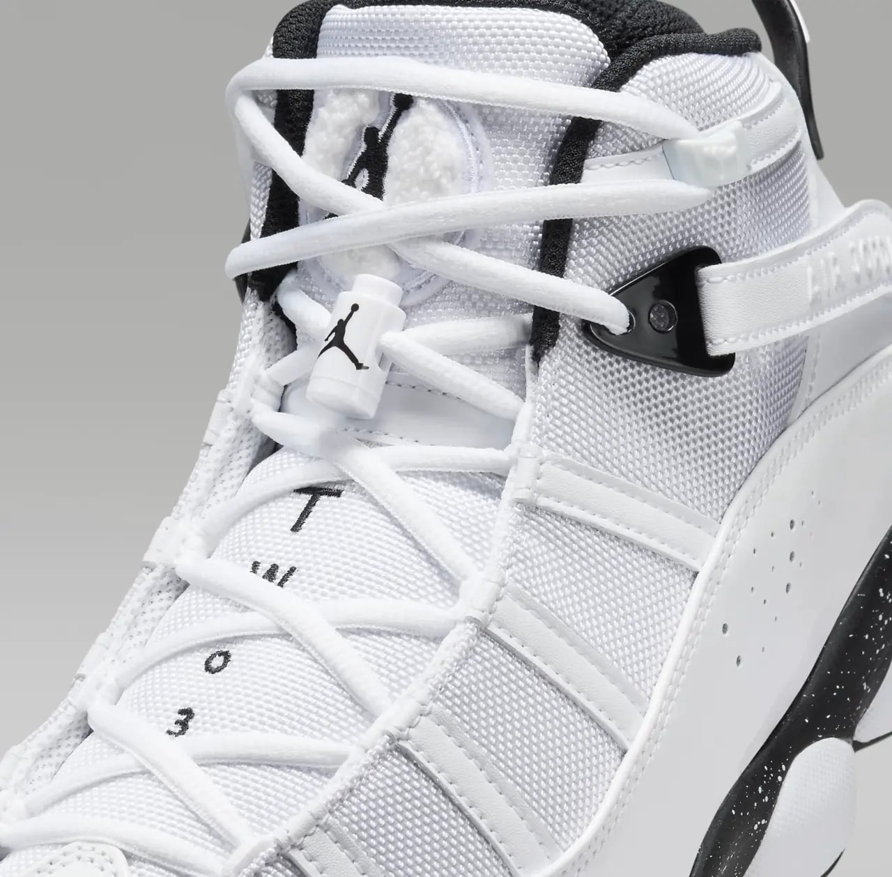 Giày Nike Air Jordan 6 Rings Reverse 'Oreo' 322992-111 — ảnh 4