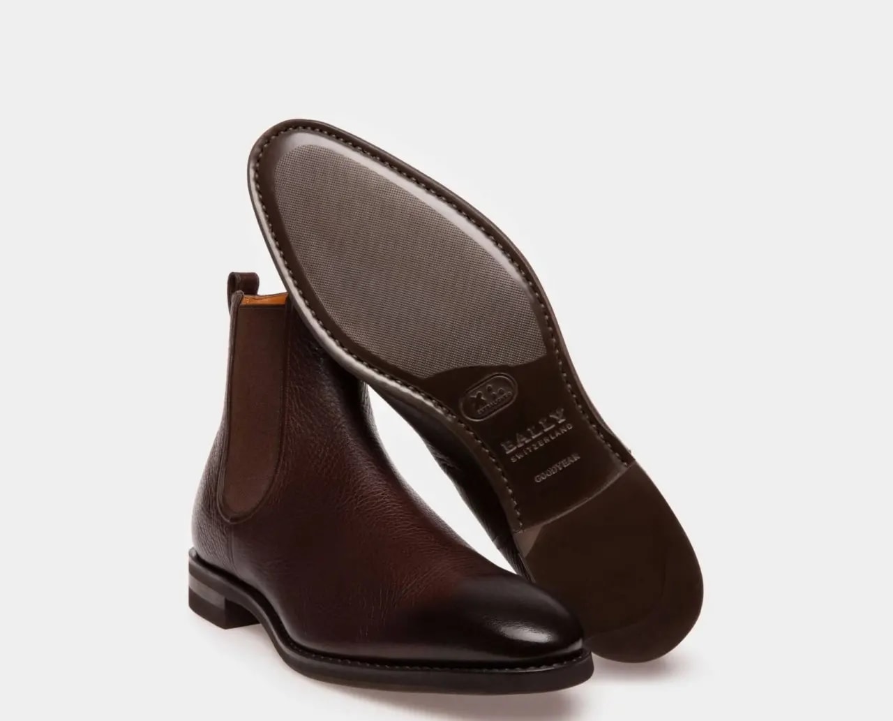 Giày Bally Scavone Leather Boot 'Brown' 6203080 — ảnh 3