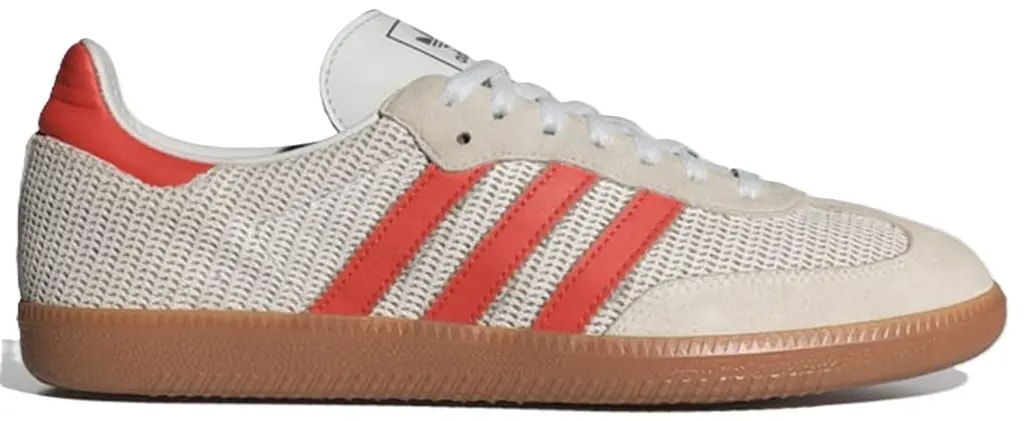 Giày Adidas Samba OG 'Crystal White Preloved Red' IG1380 — kich-thuoc: 36
