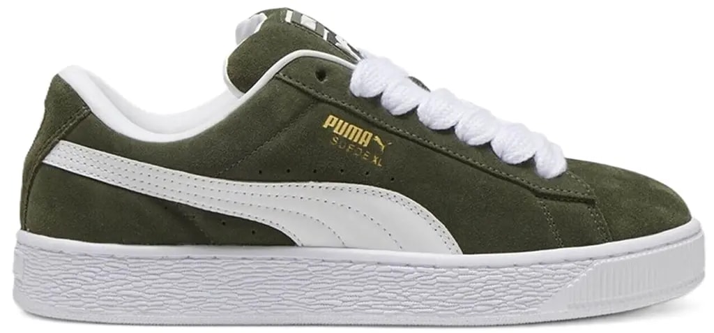 Giày Puma Suede XL 'Dark Olive White' 395205-13 — kich-thuoc: 41