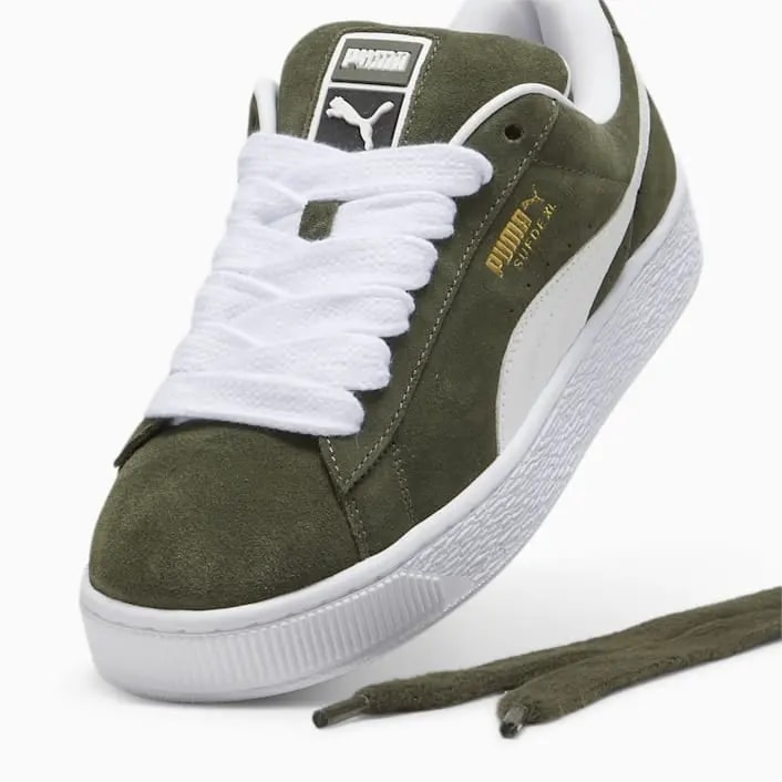 Giày Puma Suede XL 'Dark Olive White' 395205-13 — ảnh 3