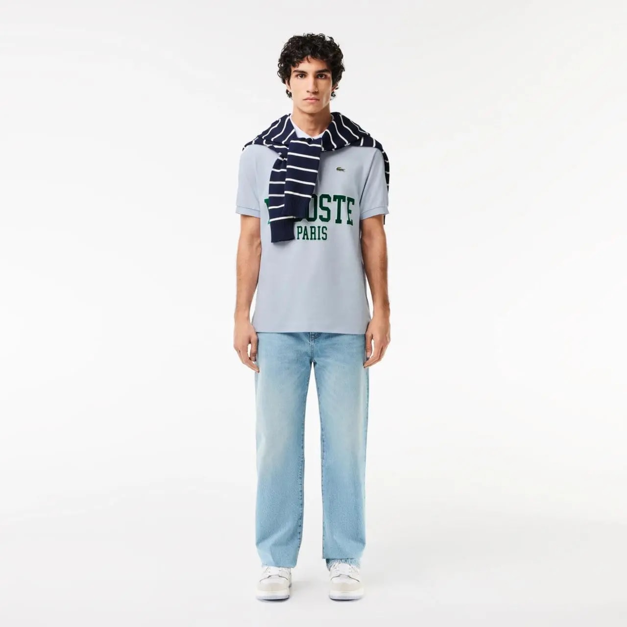 Áo Lacoste Flocked Polo 'White' PH7419-51-001 — ảnh 4