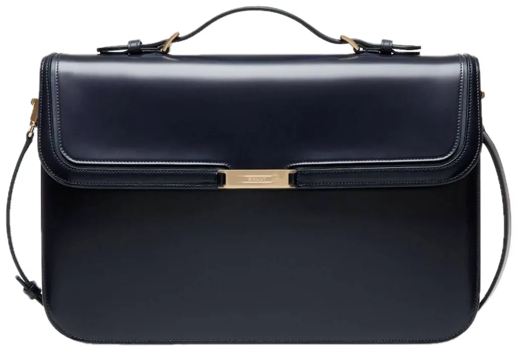 Túi Bally Deco Briefcase 'Navy' 6308023