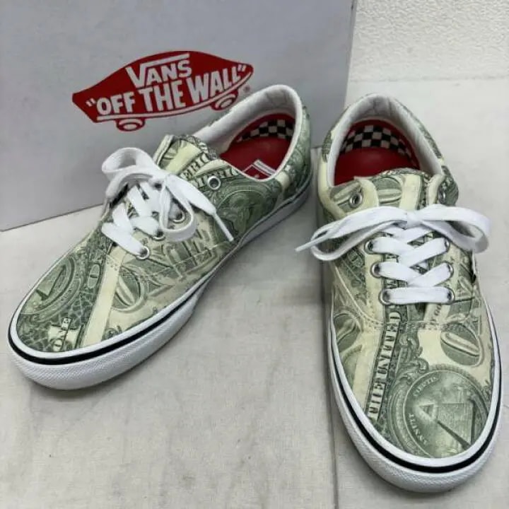 Giày Vans Skate Era x Supreme 'Dollar Bill' VN0A5FC9GRN — ảnh 2