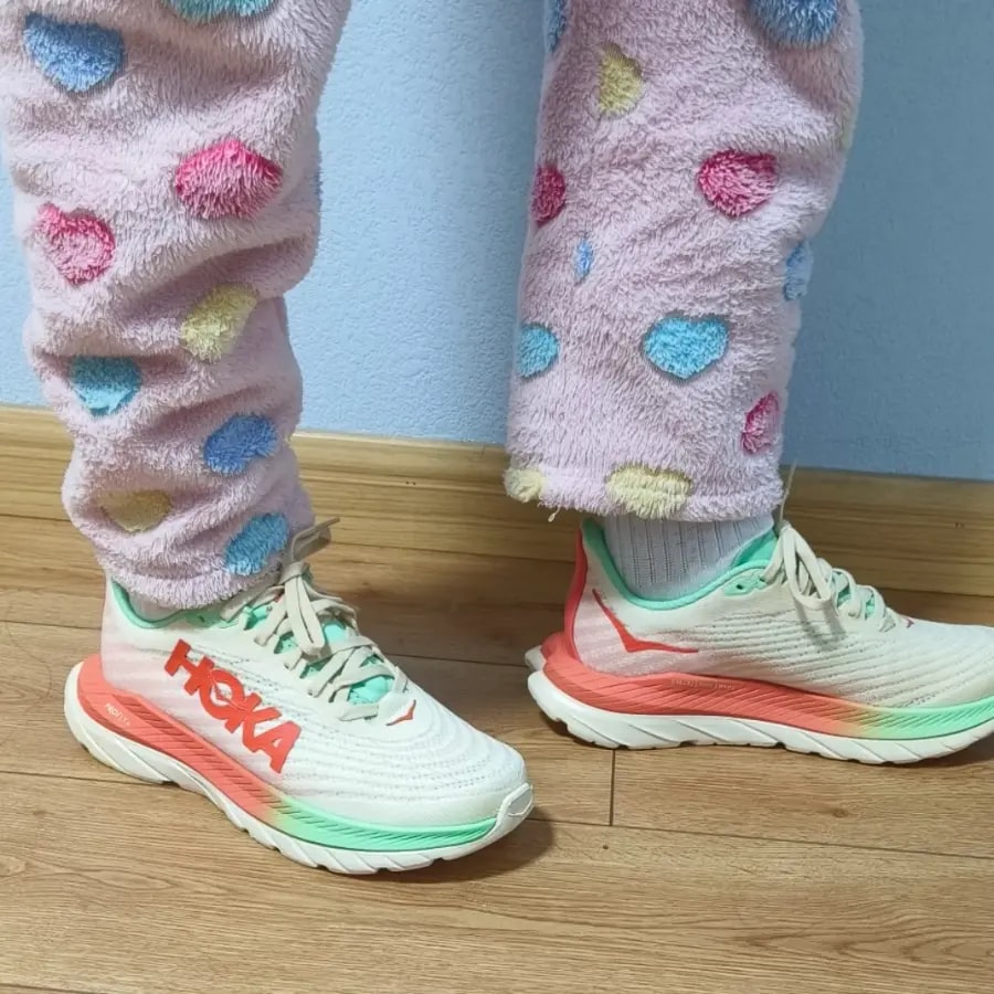 Giày Hoka One Mach 5 'Orange Mint Green' 1127894-SPPR — ảnh 2