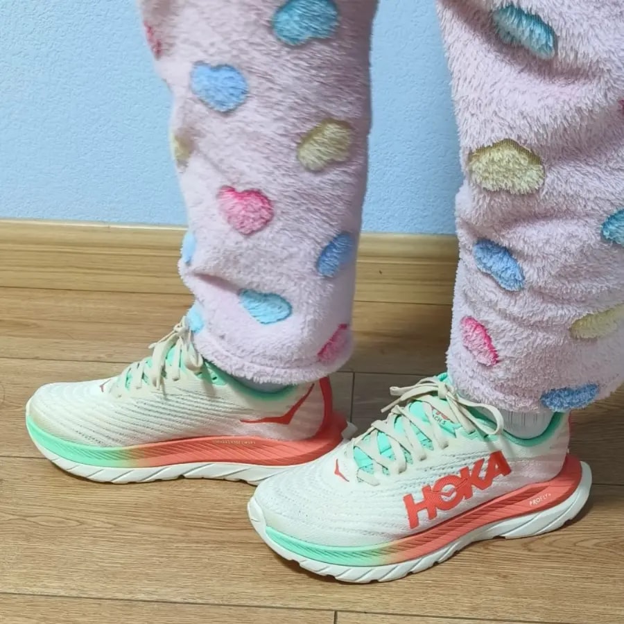 Giày Hoka One Mach 5 'Orange Mint Green' 1127894-SPPR — ảnh 4