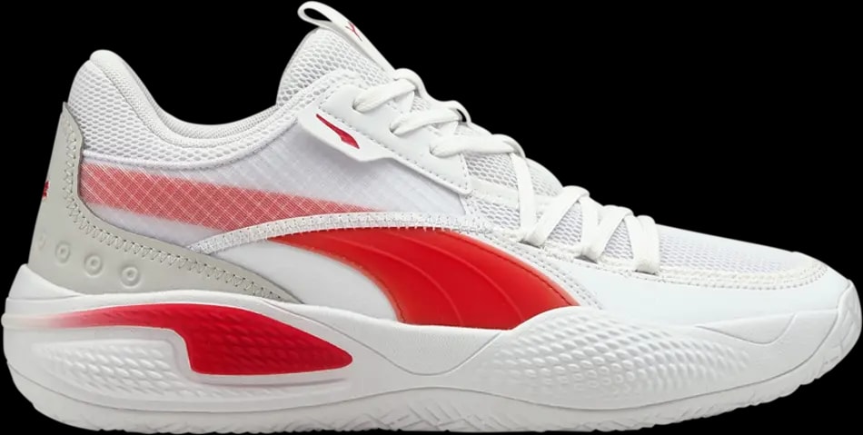Giày Puma Court Rider Team 'White High Risk Red' 195660-01 — kich-thuoc: 40