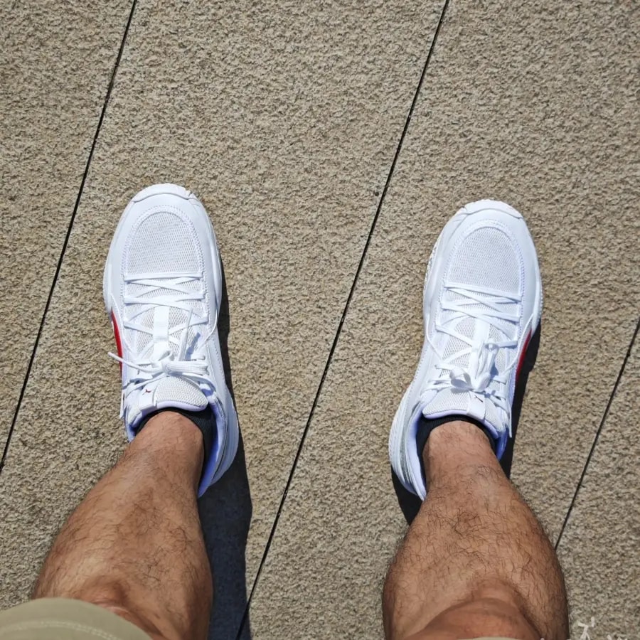 Giày Puma Court Rider Team 'White High Risk Red' 195660-01 — ảnh 5
