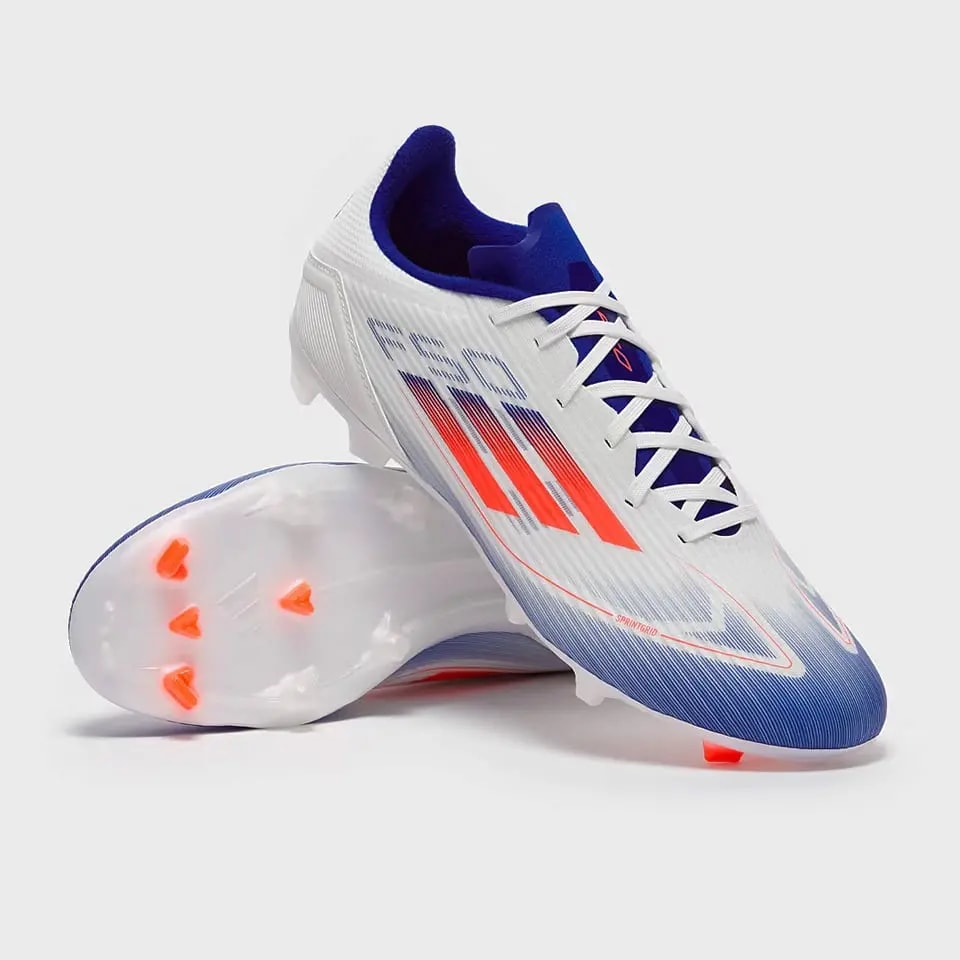 Giày Adidas F50 League FG/NG 'White Blue' IE0601 — ảnh 3