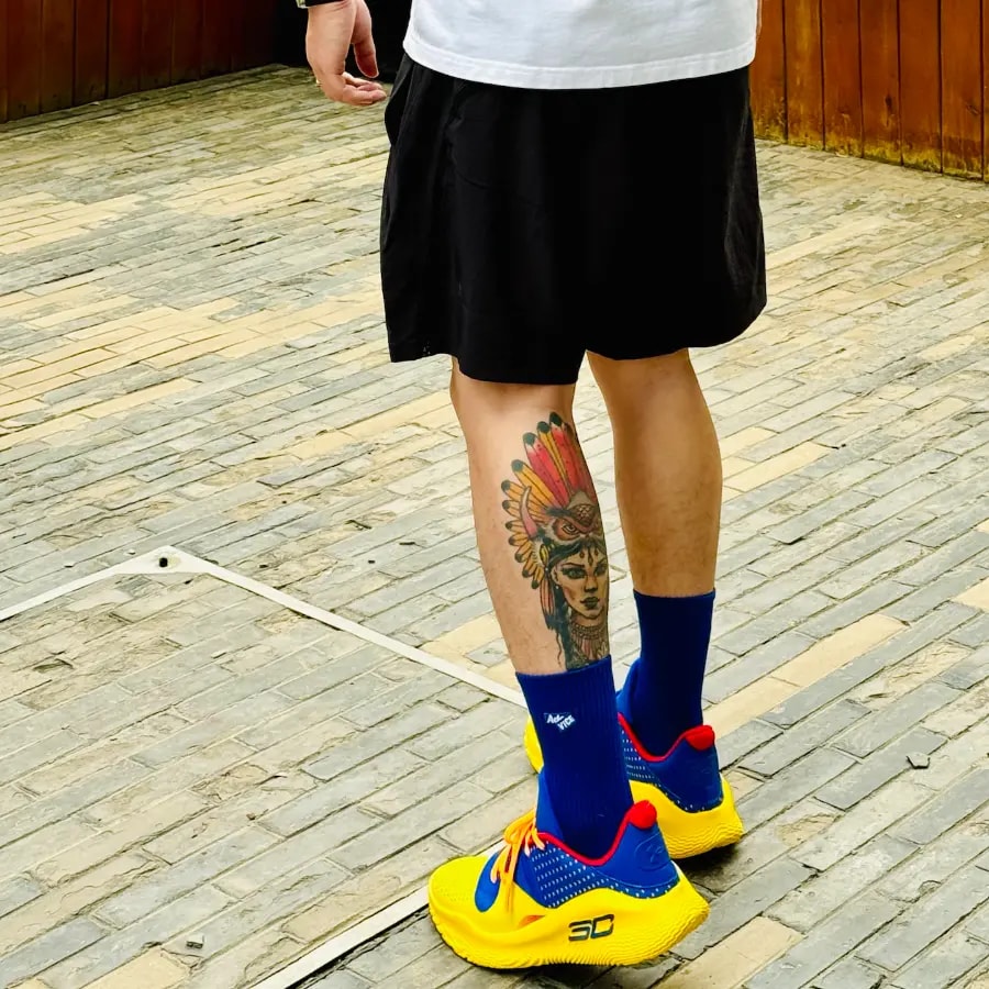Giày Under Armour Curry 4 Low 'Curry Jam' 3026620-400 — ảnh 3
