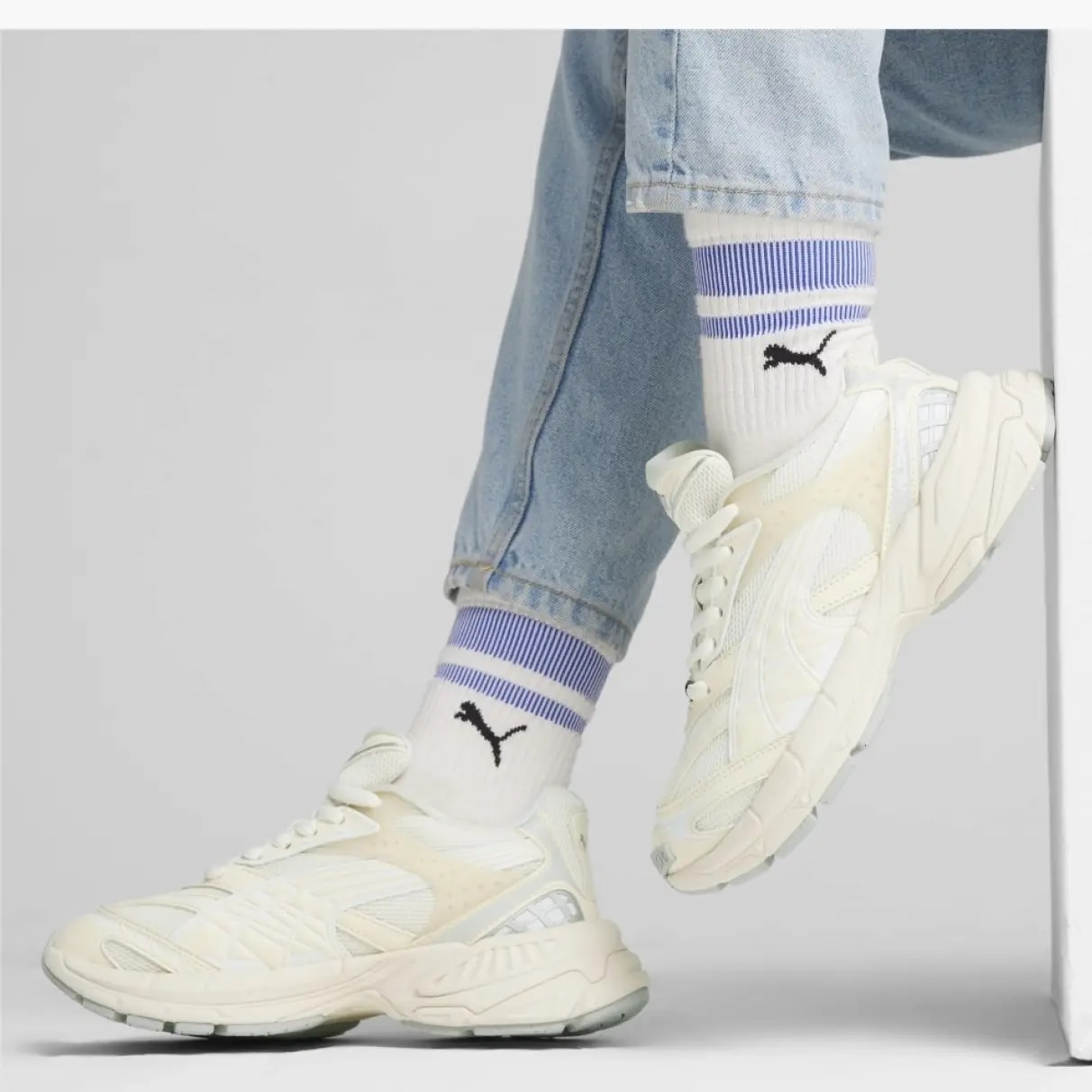 Giày Puma Velophasis Always On 'Beige White' 395908-04 — ảnh 2