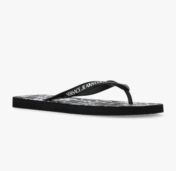 Dép Versace Jeans Couture Tongs 'Black Gold' 74YA3SQ7-ZS627-G89 — ảnh 5