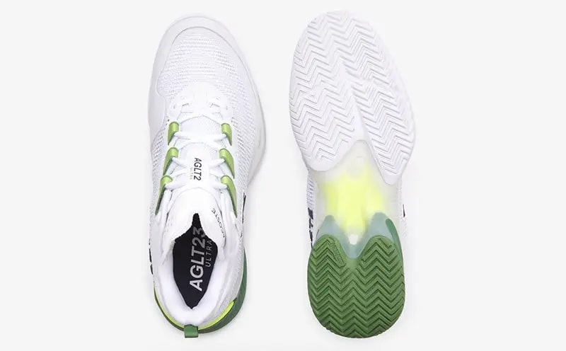 Giày Lacoste Tennis AG-LT23 Ultra 'White Green' 45SMA0013-082 — ảnh 3
