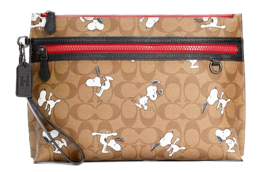 Túi Coach X Peanuts In Signature Canvas 'Snoopy' 5734-QBE7V