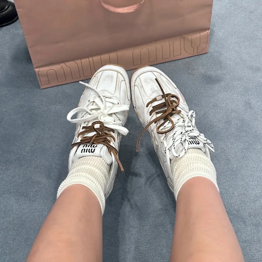 Giày New Balance 530 SL x Miu Miu 'White Gum' 5E165E-3F33-F0009-F-D005 — ảnh 2