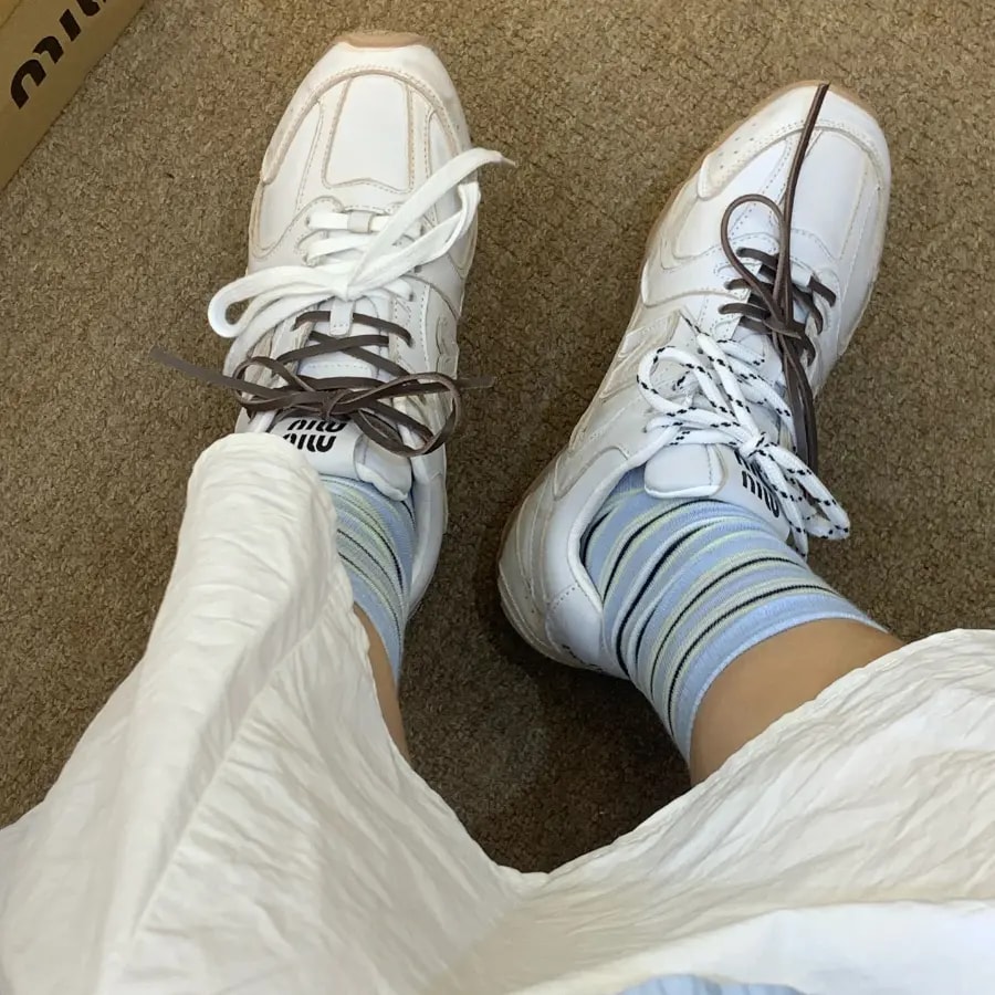 Giày New Balance 530 SL x Miu Miu 'White Gum' 5E165E-3F33-F0009-F-D005 — ảnh 5