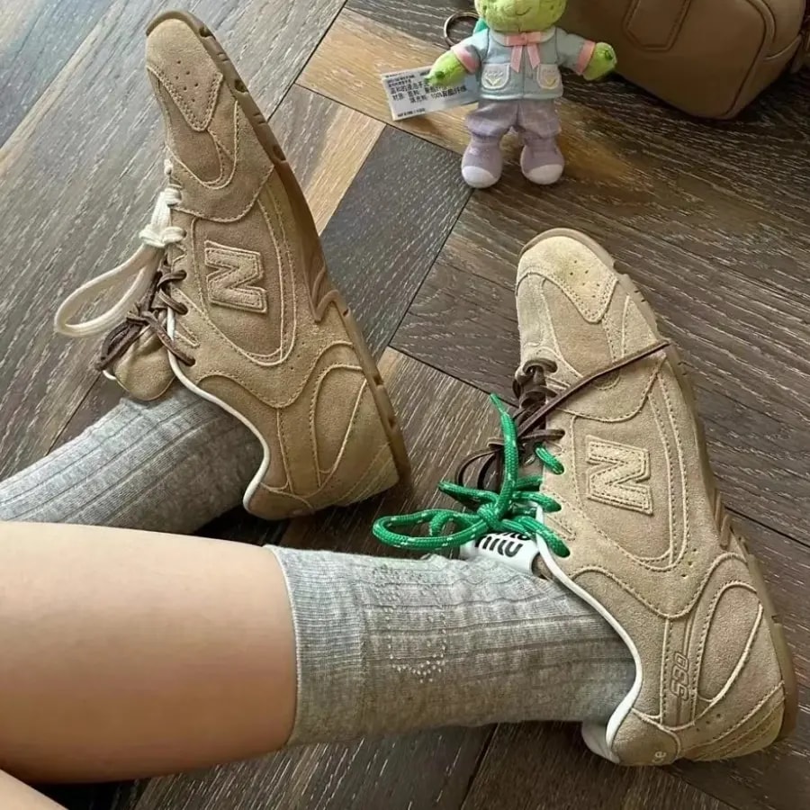 Giày New Balance 530 SL x Miu Miu 'Ecru' 5E165E-Z5O-F0379-F-D005 — ảnh 4