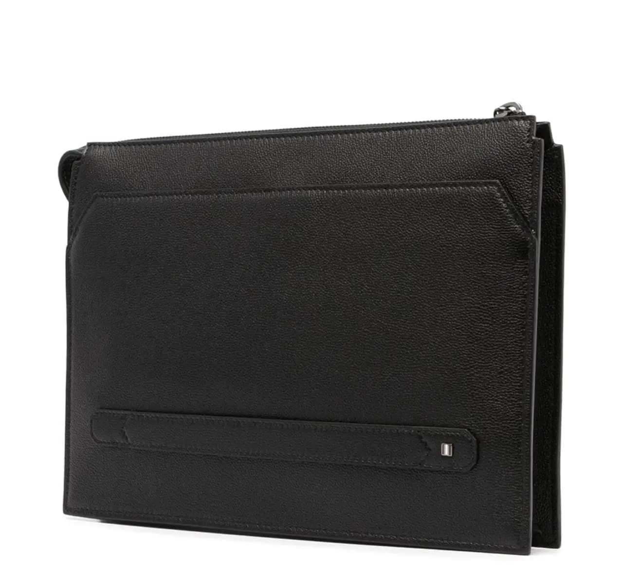 Túi Bally Striped Leather Pouch 'Black' 6236768 — ảnh 5