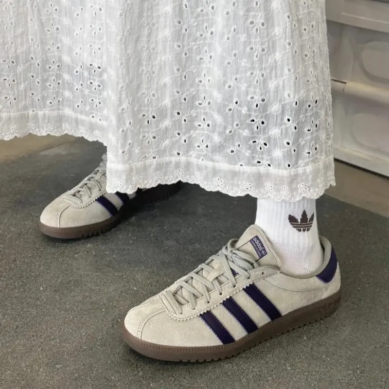Giày Adidas Originals Bermuda 'Brown Purple' JI4280 — ảnh 2